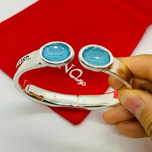 UNO de 50 Blue “Orion” Silver Bracelet with Swarovski Crystal